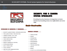 Tablet Screenshot of isssecuritysystems.com